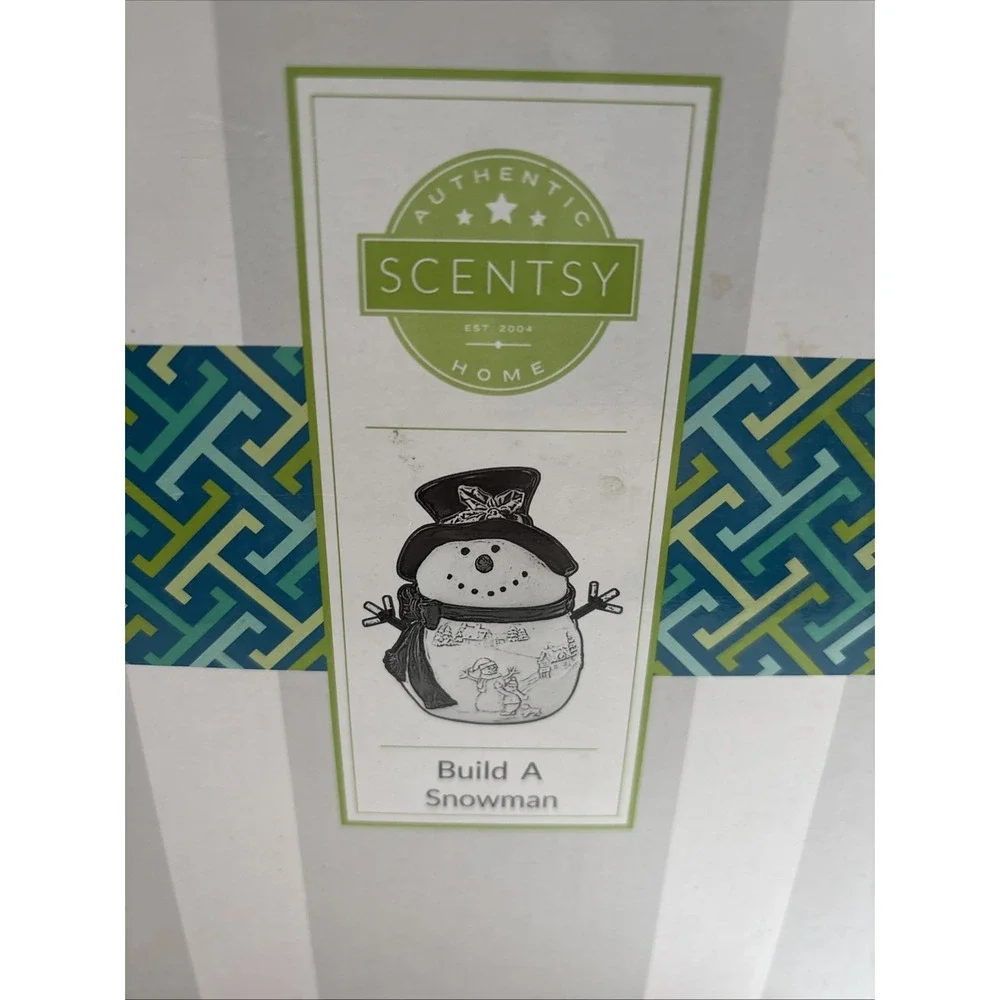 Scentsy‎ Wax Warmer Build A Snowman 2017  8